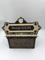 AHŞAP YAZILI SÜMEN TAKIMI - MASA İSİMLİĞİ - İSİMLİK - EN ŞIK OFİS HEDİYESİ - Görsel 5