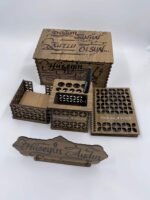 Kişiye Özel Ahşap Masa Üstü Ofis Set - Görsel 5