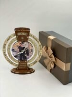 Özel Kutulu Masa Üstü Kişiye Özel Resimli Yazılı Takvimli Saat - Görsel 3