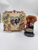 AHŞAP YAZILI RESİM ÇERÇEVESİ - DEDE NİNE BİBLO