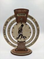 Öğretmenler Gününe Özel Masa Üstü Kişiye Özel  Atatürk Resimli Takvimli Saat