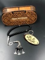 BABALAR GÜNÜNE ÖZEL ONİKS TESPİH - GÜMÜŞ CANIM BABAM YAZISI İLE - Görsel 5