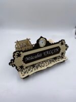 Kişiye Özel Ahşap Kişiye Özel Ofis  Masa Üstü İsimlik - Görsel 2