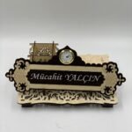 Kişiye Özel Ahşap Kişiye Özel Ofis  Masa Üstü İsimlik