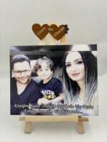 El Yapımı Kişiye Özel Şövale Üstü Özel Ebat Tuval Tablo - Görsel 2