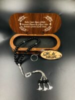 BABALAR GÜNÜNE ÖZEL ONİKS TESPİH - GÜMÜŞ CANIM BABAM YAZISI İLE - Görsel 3