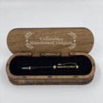 KİŞİYE ÖZEL TÜKENMEZ KALEM - AHŞAP KUTU İLE BERABER