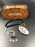 BABALAR GÜNÜNE ÖZEL ONİKS TESPİH - GÜMÜŞ CANIM BABAM YAZISI İLE - Görsel 2