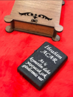 Ahşap Kutulu Teflon Çakmak - Görsel 2