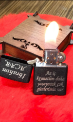 Ahşap Kutulu Teflon Çakmak