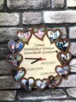 12 Fotoğraflı Duvar Saati - Görsel 3