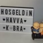 Işıklı Değişen Yazılı Mini Tablo