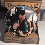 Ahşap Kutulu Masa Saati - Resimli