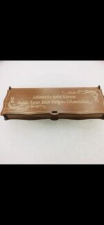 Gümüş Baş Harfli Oniks Doğaltaş Tesbih ve Çakmak - Görsel 2