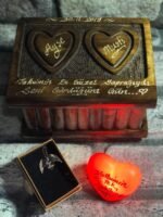 El Yapımı Şifreli Kutulu Kombin 925 ayar gümüş melek kanadı kolye - Görsel 6