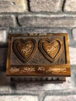 El Yapımı Şifreli Kutulu Kombin 925 ayar gümüş melek kanadı kolye - Görsel 3