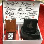 Deri Kemer Cüzdan ve Lotus Marka Resimli Çakmak