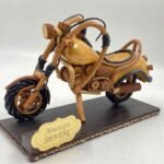 KİŞİYE ÖZEL AHŞAP MOTOR BİBLO