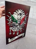OSMANLI DEVLET ARMASI BASKILI TABLO - 35x50cm AHŞAP UV BASKILI TABLO - Görsel 3