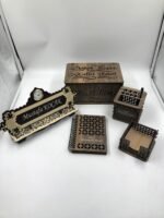 AHŞAP YAZILI SÜMEN TAKIMI - MASA İSİMLİĞİ - İSİMLİK - EN ŞIK OFİS HEDİYESİ - Görsel 3