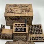 Kişiye Özel Ahşap Masa Üstü Ofis Set