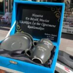 KİŞİYE ÖZEL HAZIRLANAN KADİFE KUTULU FİNCAN TAKIMI - Görsel 3