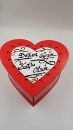 KALPLİ ÇİKOLATALI KUTU -HARİKA DOĞUM GÜNÜ HEDİYESİ -BAŞKA YERDE ARAMA - KİŞİYE ÖZEL YAZI - Görsel 5