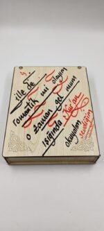 KİŞİYE ÖZEL YAZILI KADİFE KUR'AN-I KERİM - YAZILI AHŞAP KUTU VE TESBİH İLE BİRLİKTE - 5 FARKLI RENK - Görsel 2