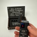 Ahşap Kutulu VIP Dokunmatik Rüzgar Çakmağı