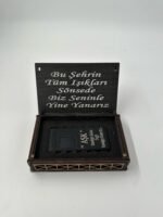 Ahşap Kutulu VIP Dokunmatik Rüzgar Çakmağı - Görsel 3