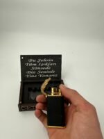 KİŞİYE ÖZEL AHŞAP KUTULU EJDERHA GÖRÜNÜMLÜ ÇAKMAK - Görsel 4