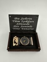 KİŞİYE ÖZEL SAATLİ PÜRMÜZLÜ ÇAKMAK - Görsel 4